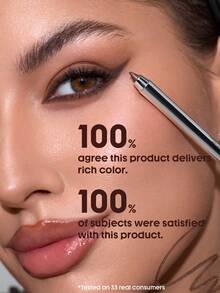 SHEGLAM Boldline Longwear Multi-Function Gel Liner-Chocolate Kohl Kajal Henna Brand Beauty Makeup Face Paint Cosmetic For Women Girls Perfect For Winter Spring Ideal For Y2K Fancy Fashion Suitable For Birthday Valentine'S Day Gift Rave Party Ready Best Color - Chocolate - View 2