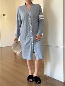 Dream Adore Plus Size Women Casual Loungewear Robe - Multicolor - View 3