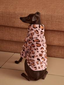 PETSIN Pawparrel 1pc Pet Autumn/Winter Double Sided Plush Elastic Comfortable Warm Fabric High Neck Dog Sweatshirt - Multicolor - View 3