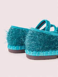 CUCCOO DOLLMOD Giày bệt Mary Jane cổ điển thoải mái dành cho nữ, màu đỏ tía, sáng bóng, thanh lịch cho Giáng sinh, tiệc Lễ Tạ ơn - Nước đá - Xem 9