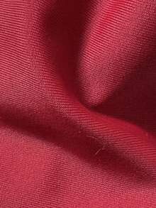 Swim Mod-D 女士纯色细肩带红色串珠装饰比基尼套装，春夏款 - 紅色 - 查看 7