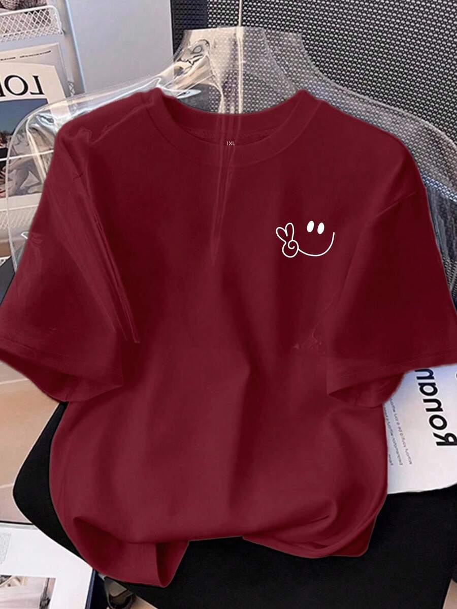 EMERY ROSE 大码女式休闲时尚短袖T恤