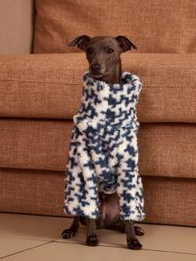 PETSIN Pawparrel 1 chiếc áo nỉ hai mặt ấm áp, mềm mại, co giãn, cổ cao cho thú cưng mùa thu/đông. - Nhiều màu - Xem 2