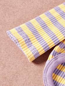PETSIN Pawparrel Sudadera de manga larga a rayas, cálida y cómoda, para otoño/primavera - Multicolor - Ver 8