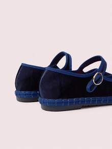 CUCCOO DOLLMOD Zapatos planos versátiles y casuales para ir al trabajo - Azul - Ver 9
