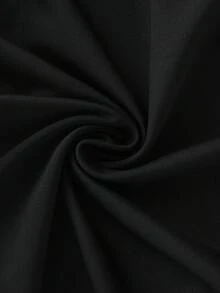 Women's Casual Vacation Outing Date Outfit, Black Asymmetrical Shoulder Knit Tank Top And Floral Print Short 2-Piece Set, Spring/Summer - Black and White - View 7