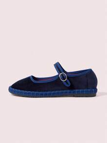 CUCCOO DOLLMOD Zapatos planos versátiles y casuales para ir al trabajo - Azul - Ver 2