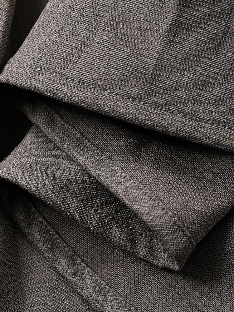 Baby Girls' Casual Loose Pleated Collar Short Sleeve Dress, Summer Spring Toddler Girls Clothes