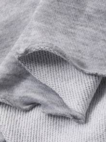 FRIFUL Women's Elastic Waist Layered Ruffle Hem Maxi Pants - Grey - View 6