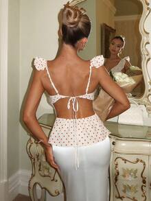 Glamine Elegant And Versatile A-Line Long Skirt For Women, Satin Printed  Skirt, Summer Clothing, Slimming And Stylish  Skirt - White - View 2