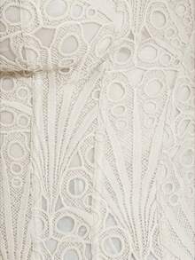 SHEIN BAE 大码女式鱼骨纹系带露脐吊带背心，Y2K风格，适合初秋、春夏穿着 - 白色 - 查看 7