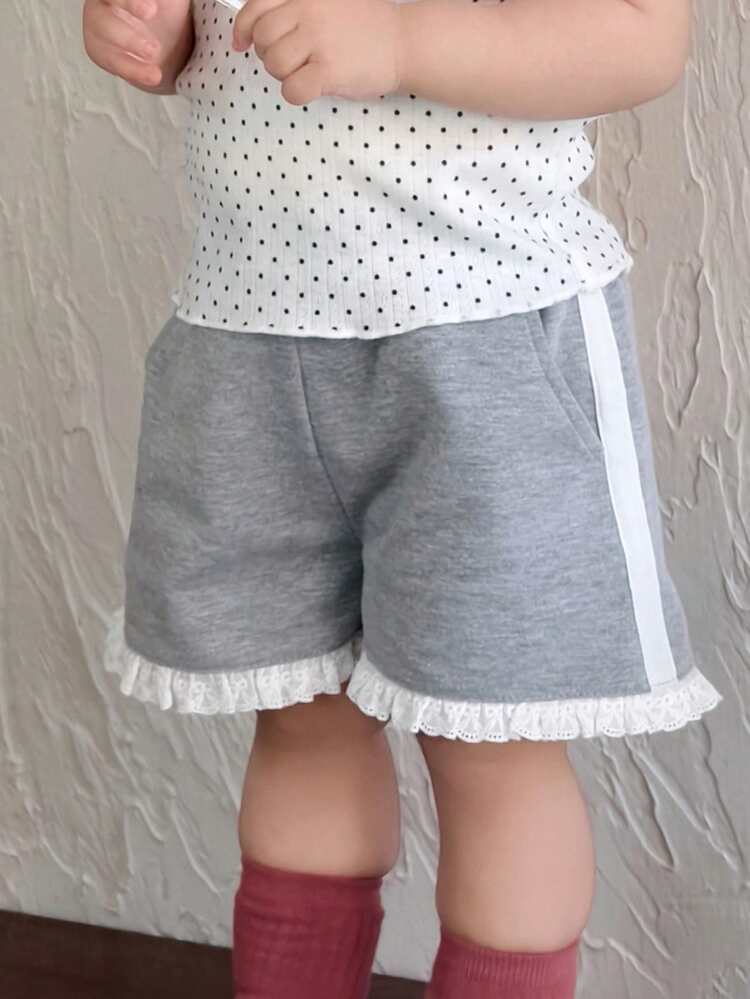 Baby Girls' Casual Striped Shorts Summer