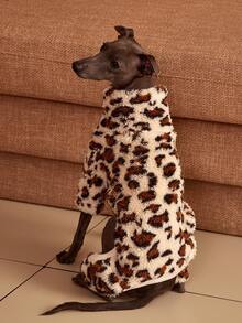 PETSIN Pawparrel 1件宠物秋冬时尚经典双面毛绒保暖弹力舒适狗狗高领连体衣