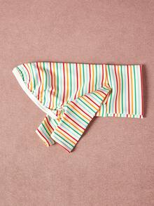 PETSIN Pawparrel Striped Long Sleeve Warm And Comfortable Sweatshirt, Autumn/Spring - Multicolor - View 6