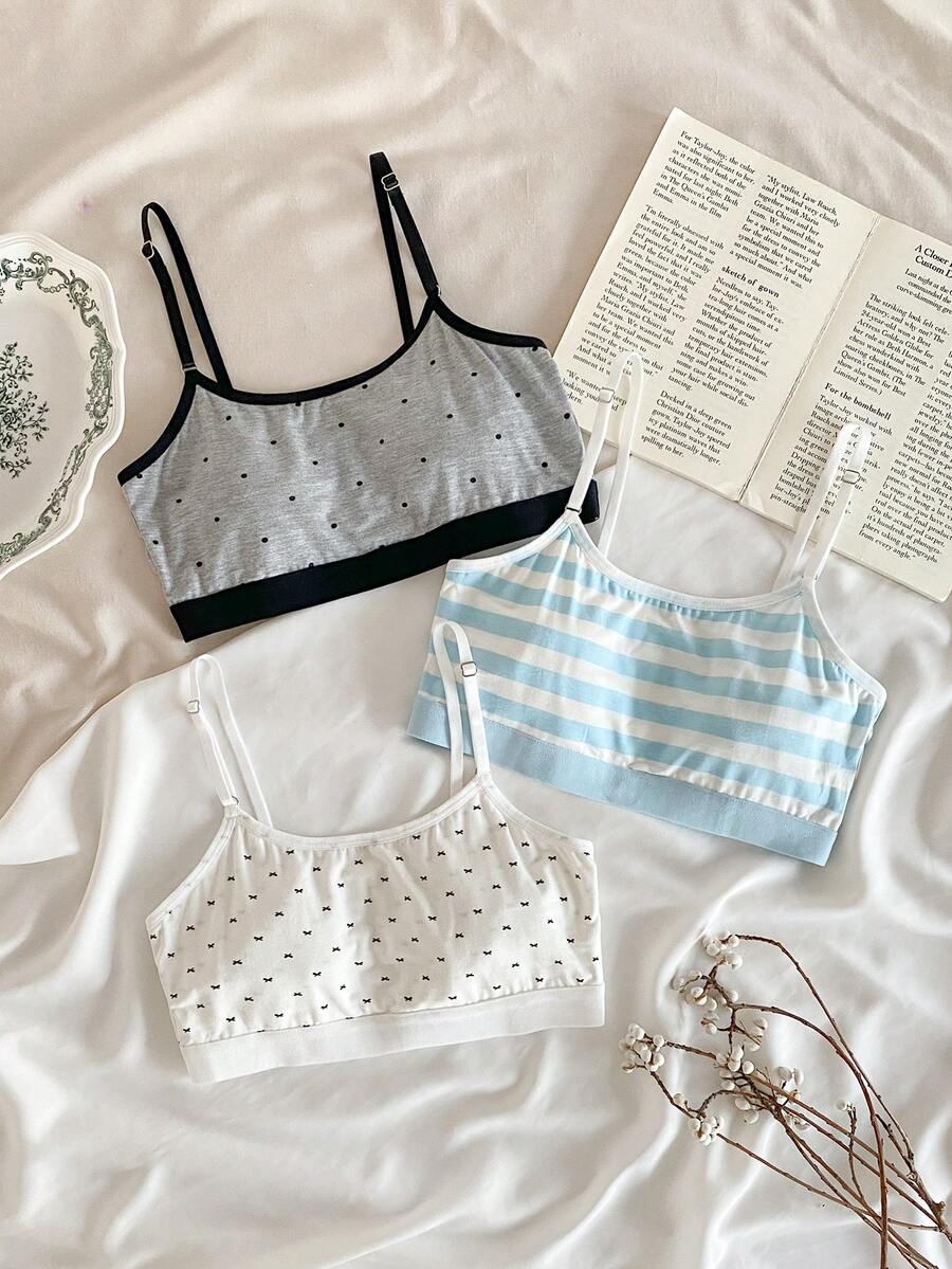 7件/套 女童休闲舒适柔软内衣 - 彩色 - 查看 1