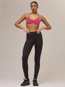 Musera Sport Sport Ruched Halterneck Sports Bra Mixed Colour 3 Multipack Set Casual Active Workout Gym Yoga Pilates Fitness Daily - Pink - View 7