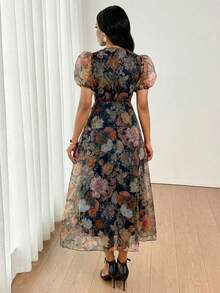 SHEIN Lady Váy tốt nghiệp, Váy tốt nghiệp cho nữ, Váy tốt nghiệp màu trắng, Trang phục tốt nghiệp, Trang phục ngày lễ, Váy dự tiệc cưới, Váy sinh nhật cho nữ, Trang phục công sở thường ngày, Trang phục lễ hội - màu nâu - Xem 2