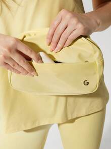 GLOWMODE 2L Travel Mate All Small Things Essentials Dual-Pocket Organizer Travel Pouch  Spring Summer - Yellow - View 6