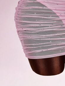 Amplova 水钻装饰露背紧身无袖派对礼服 - 粉色 - 查看 7