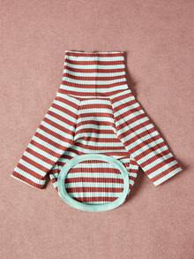 PETSIN Pawparrel Striped Long Sleeve Warm And Comfortable Sweatshirt, Autumn/Spring - Multicolor - View 5