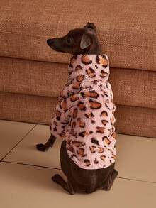 PETSIN Pawparrel 1pc Pet Autumn/Winter Double Sided Plush Elastic Comfortable Warm Fabric High Neck Dog Sweatshirt - Multicolor - View 4