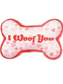 PETSIN Đồ chơi gặm nướt bằng vải nhung cho chó, món quà lý tưởng cho ngày Valentine. Bền chắc và phát ra âm thanh giúp giảm căng thẳng khi mọc răng ở cún con. Họa tiết trái tim dễ thương, màu hồng và đỏ. Món quà Valentine hoàn hảo cho chó nhỏ, vừa và lớn. - Nhiều màu - Xem 11