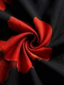 Firerie Chân váy chữ A in hoa cỡ lớn mùa hè - Nhiều màu - Xem 3