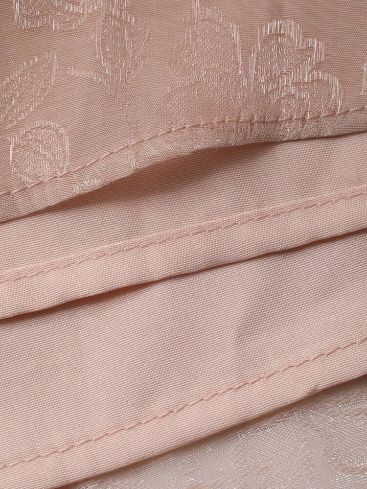 Toddler Girls' Floral Print Round Neck Party Birthday Dress