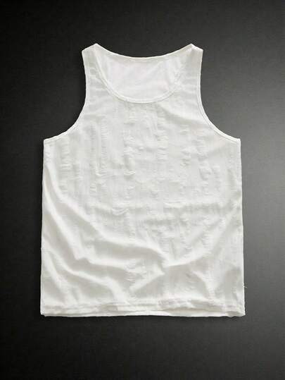 HIMLAND Męski, codzienny, krótki top z krótkim rękawem w stylu casual