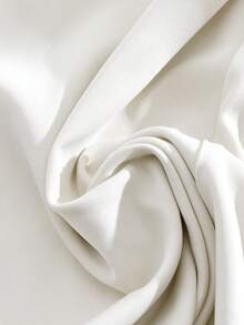 Modelyn 女士纯色纽扣装饰百搭约会/休闲半身裙 - 杏色 - 查看 5