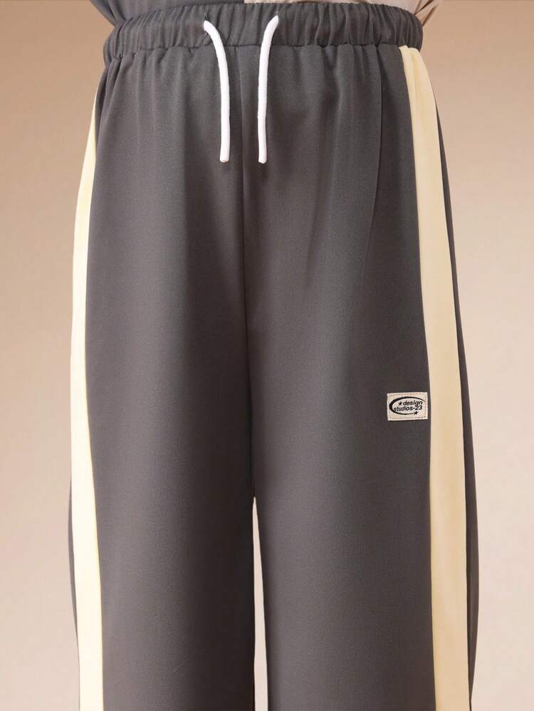 Color Block T-Shirt And Jogger Set