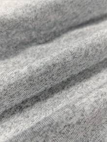 Resyla Áo thun nữ tay ngắn cổ tròn dáng suông, kiểu dáng thường ngày, đa năng, thích hợp cho mùa hè. - Xám - Xem 4