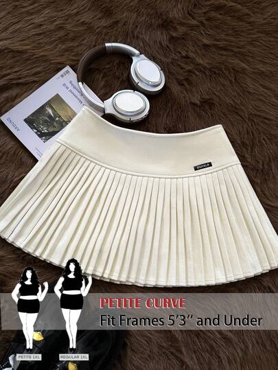 SHEIN PETITE CURVE 新款大码女装娇小女孩休闲百褶A字裙，适合学生通勤，高腰设计让您看起来更苗条，腿部更修长，适合娇小女性。高腰设计让您看起来更苗条，腿部更修长，适合娇小女性。适合所有季节和场合，适合娇小女孩和女性，夏季A字百褶裙，夏季服装，夏季度假服装，女士长款夏季裙，春季服装，A字百褶裙，半身裙，优雅半身裙，休闲半身裙，夏季高腰显瘦阔腿裤，优雅女士礼服裙，优雅派对裙，女士优雅半身裙，女士度假服装，女士假日服装，夏季度假服装，夏季休闲服装。女士裤装，女士性感短裙，狂欢节服装，2026年狂欢节女士造型