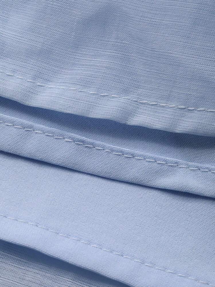 Baby Girls' Color Block Patchwork Korean Style Short Sleeve Bow Decor Spring/Summer Dress Toddler Girls Clothes