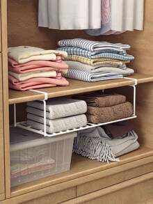 Madebyblanc 1 chiếc giá để giày đa năng, dung tích lớn, có thể điều chỉnh, gấp gọn, không cần lắp đặt, màu trắng, thích hợp để đựng giày dép, quần áo và các vật dụng khác trong ký túc xá hoặc nhà ở, giúp tiết kiệm không gian lưu trữ. - Giá lưu trữ - Xem 2