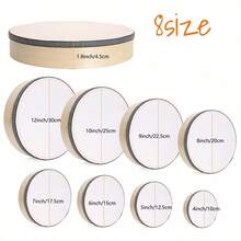 1PC 4/5/6/7/8/9/10/12Inch Hand Drum With Wooden Frame, Musical Percussion Instrument Suitable For Home Party - Multicolor - View 13