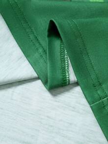 Manfinity Homme Men's Casual Everyday Commute St. Patrick's Day Clover Print Short Sleeve Polo Shirt, Summer - Multicolor - View 6