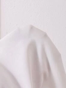 两件套：女童白色短袖月亮印花T恤和花卉拼接蛋糕裙，时尚中东风格 - 白色 - 查看 8