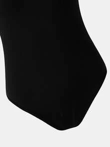 Maillot deportivo casual de gimnasia y yoga para niñas preadolescentes, de tejido de lentejuelas elástico y elegante, sin espalda, color negro para verano y otoño - Negro - Ver 6