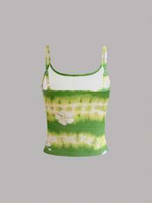 Sundraya Women's Summer Floral Print Cropped Camisole - Multicolor - View 2