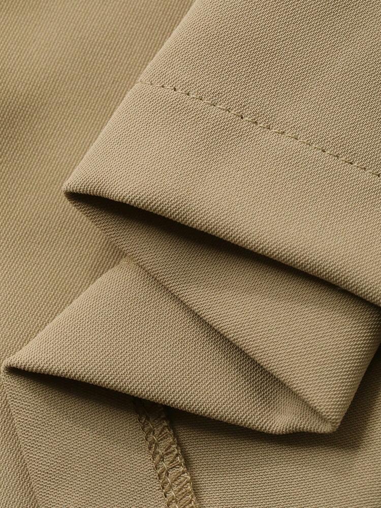 Women's Elegant Contrast Color Patchwork 2 In 1 Shirt & Wide Leg Pants Set, Spring/Summer,Wedding Guest Dress Women