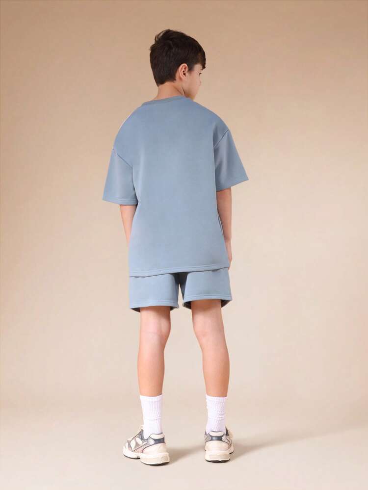 Printed T-Shirt And Shorts Co-Ord Set