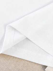 Manfinity Joysei Áo thun tay raglan phối màu tương phản dành cho nam - Đen và trắng - Xem 3