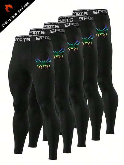 Manfinity Sport Corelite Men's Minimalist Printed Casual Sports Leggings