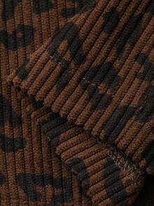 DAZY Toddler Boys' Casual Leopard Print Loose Fit Bottoms - Coffee Brown - View 7