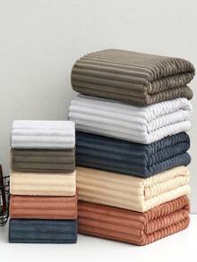 1条超大尺寸长方形涤纶浴巾，尺寸为90 x 170厘米或34 x 75厘米，可用作小手巾，吸水性强，快干，柔软舒适，适用于浴室、旅行、送礼、健身房、海滩、酒店、沙龙、户外、男女通用、四季皆宜、学校、返校季、旅行、旅行必备品、家居必备品、毛巾、护肤品 - 彩色 - 查看 1