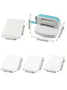 Professional A5 Die Cutting Machine With Embossing & Paper Trimming Functions | Scrapbooking & Craft Cutting Press Tool For DIY Art Projects, Card Making, Stencil Designs | Precision Craft Cutter With Emboss Capability