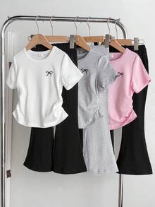 Young Girls T-Shirt Co-Ords - Multicolor - View 3