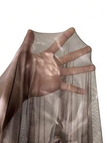 Elaquor Đầm midi ôm sát dáng suông, thanh lịch và thời trang, cổ chữ V, thắt nút xoắn, chất liệu nhung, cỡ lớn, phù hợp cho các sự kiện trang trọng và tiệc tùng mùa thu/đông. - Nhiều màu - Xem 7