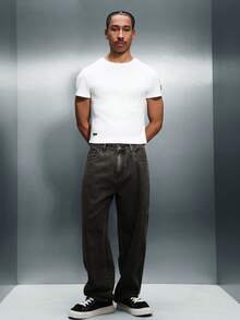 PLAYBOY X SUMWON Camiseta básica de cuello redondo de manga corta, ajuste regular, casual para hombre, ideal para verano, primavera y otoño, color blanco - Blanco - Ver 3